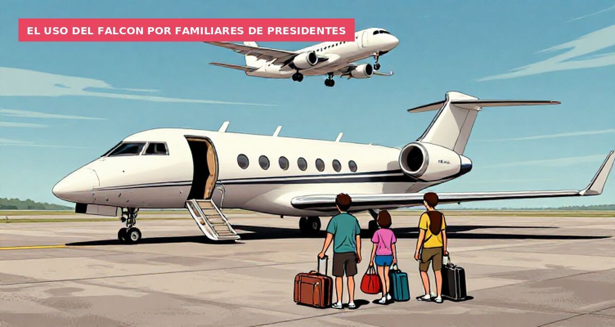 El uso del Falcon por familiares de presidentes
