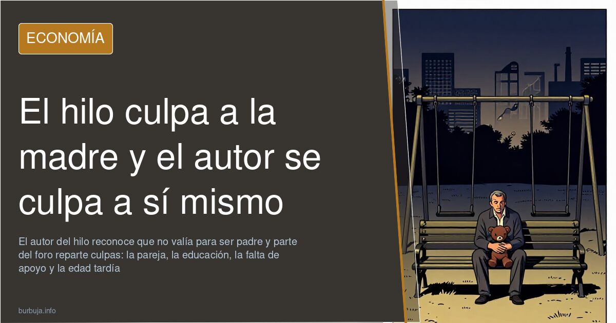 El hilo culpa a la madre y el autor se culpa a sí mismo
