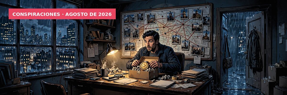 Conspiraciones · agosto de 2026