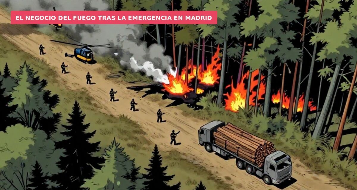 El negocio del fuego tras la emergencia en Madrid
