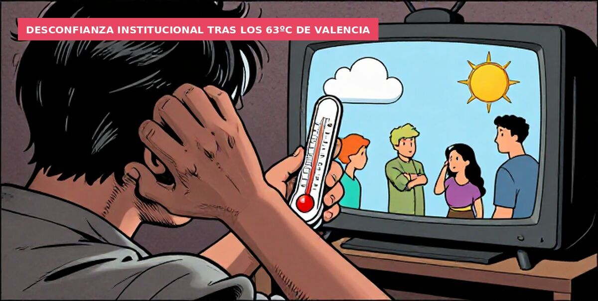 Desconfianza institucional tras los 63ºC de Valencia