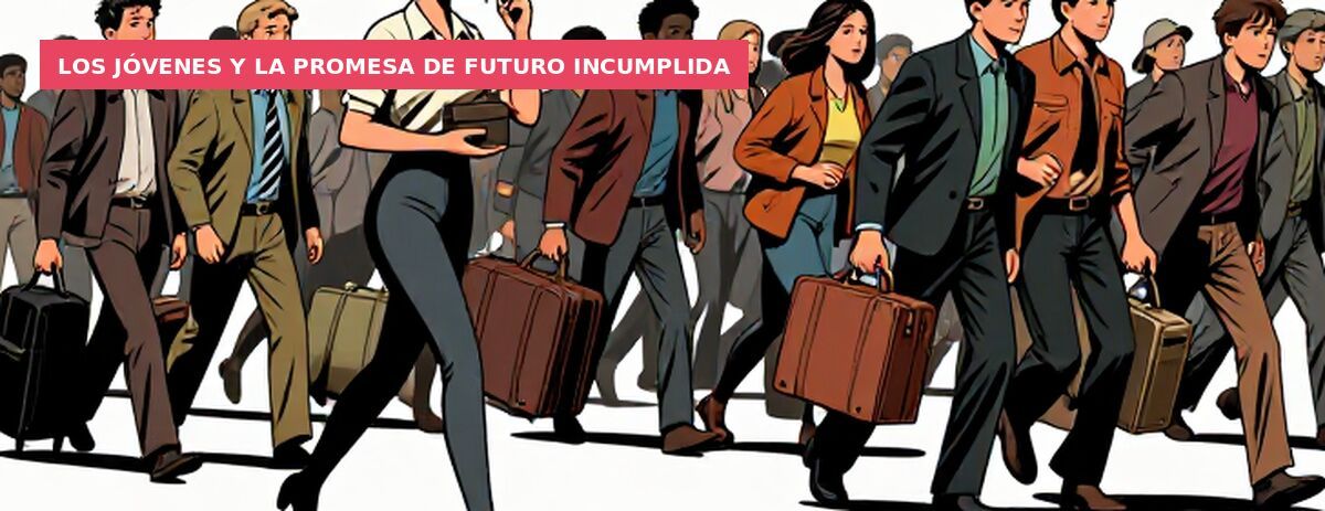Los jóvenes y la promesa de futuro incumplida