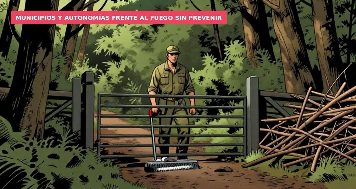 Municipios y autonomías frente al fuego sin prevenir