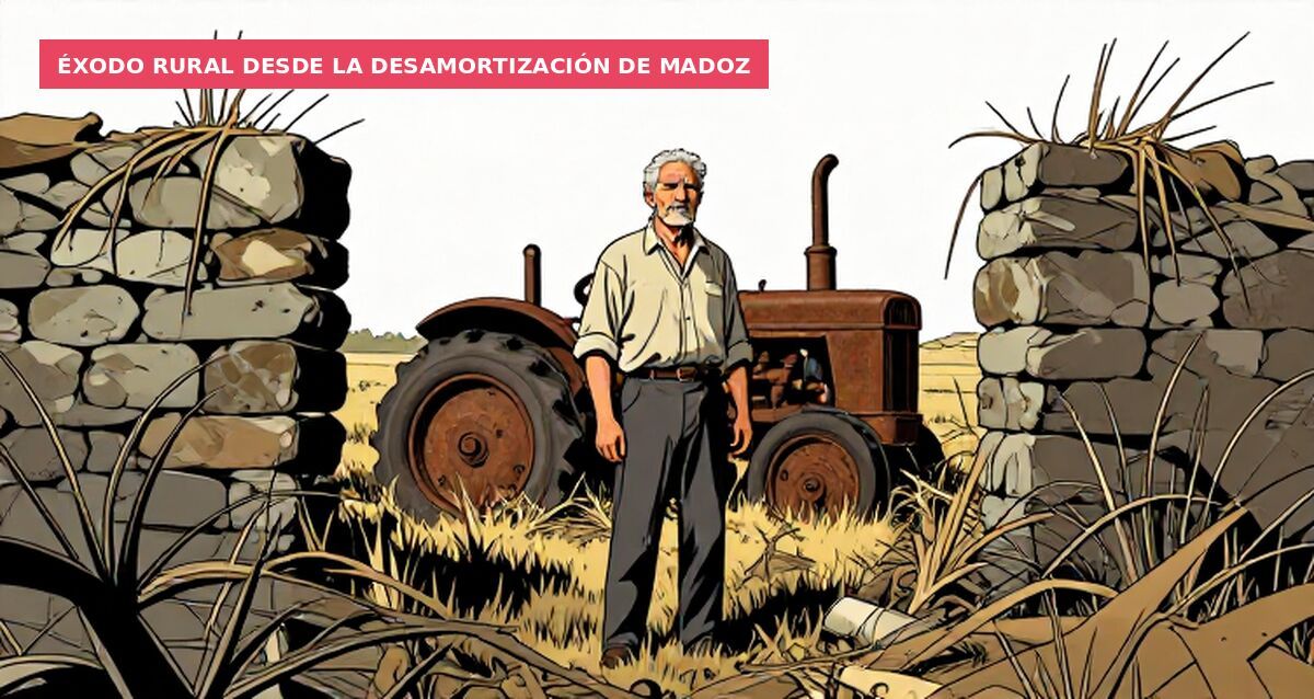 Éxodo rural desde la desamortización de Madoz