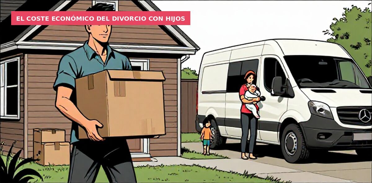 El coste económico del divorcio con hijos