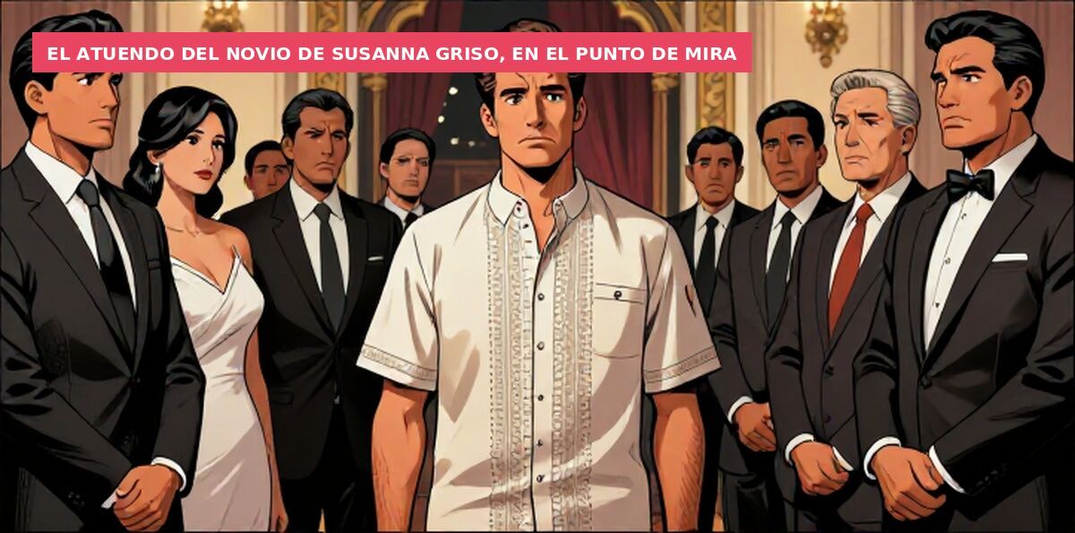 El atuendo del novio de Susanna Griso, en el punto de mira