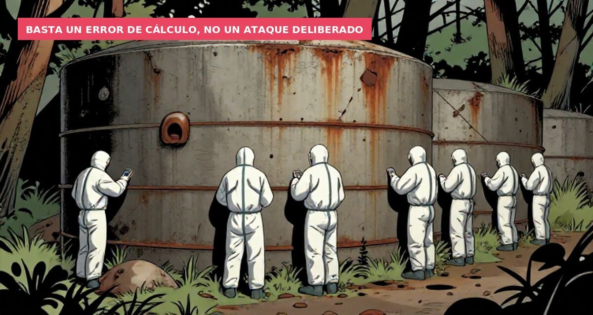 Basta un error de cálculo, no un ataque deliberado