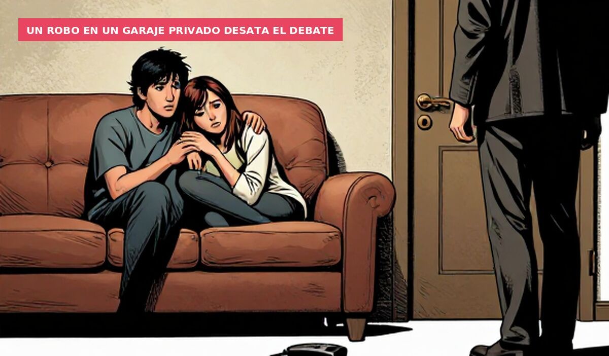 Un robo en un garaje privado desata el debate