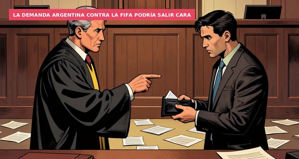 La demanda argentina contra la FIFA podría salir cara