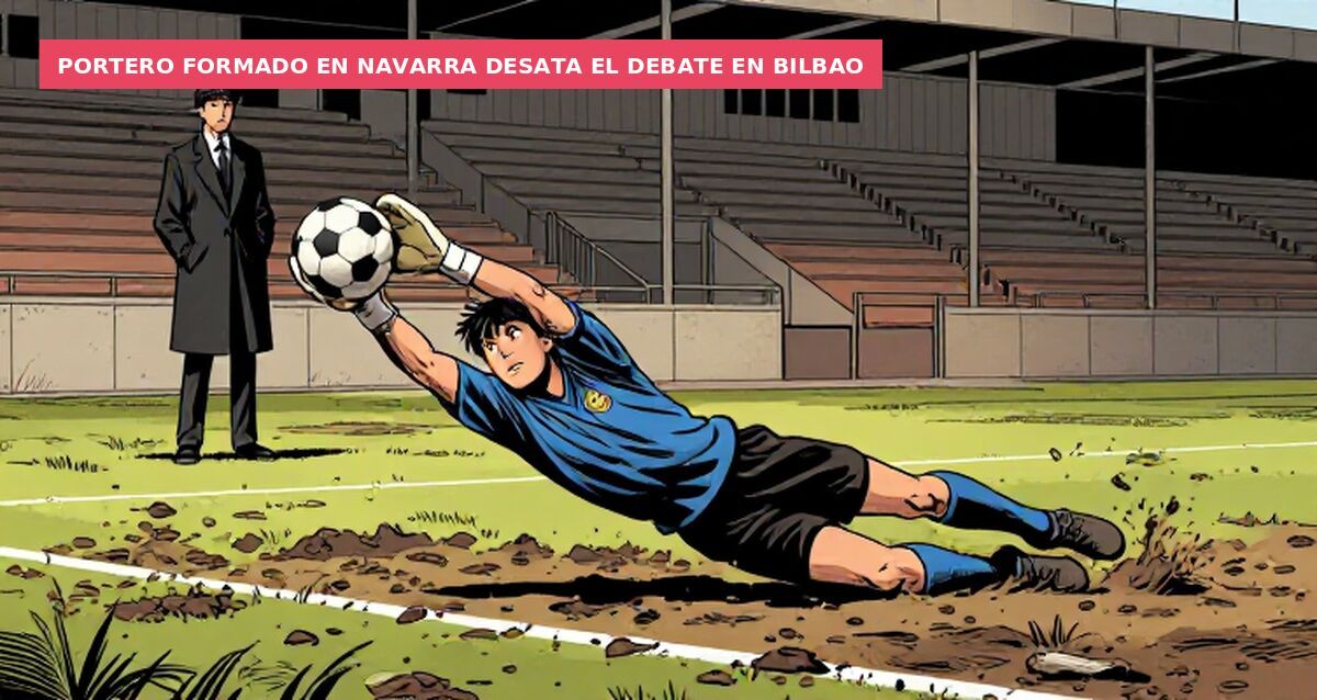Portero formado en Navarra desata el debate en Bilbao