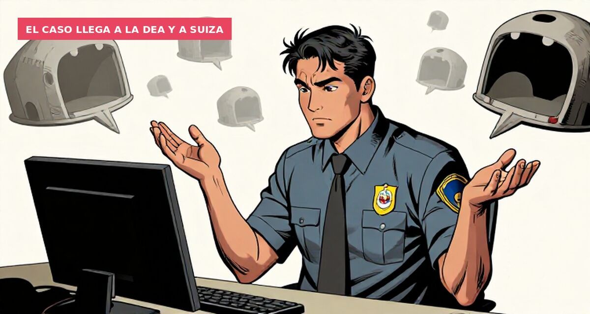 El caso llega a la DEA y a Suiza