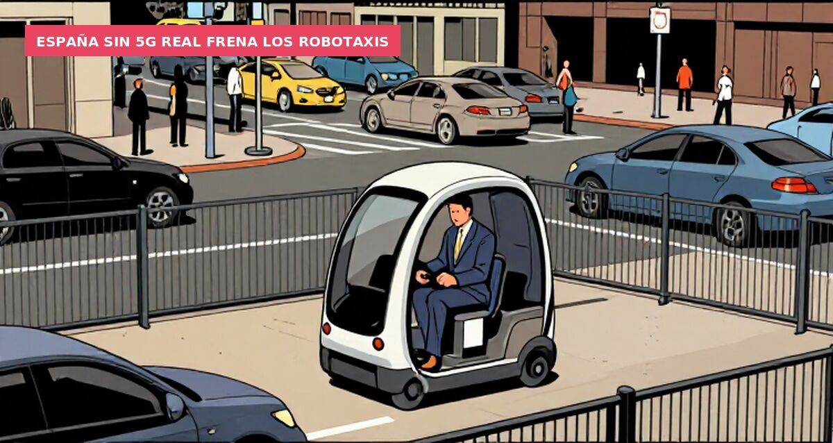 España sin 5G real frena los robotaxis