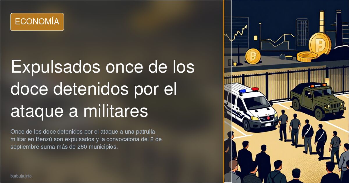 Expulsados once de los doce detenidos por el ataque a militares
