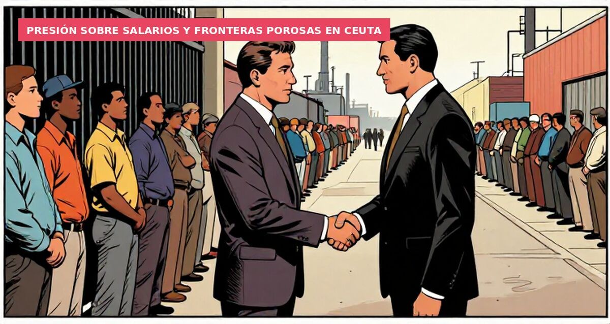 Presión sobre salarios y fronteras porosas en Ceuta