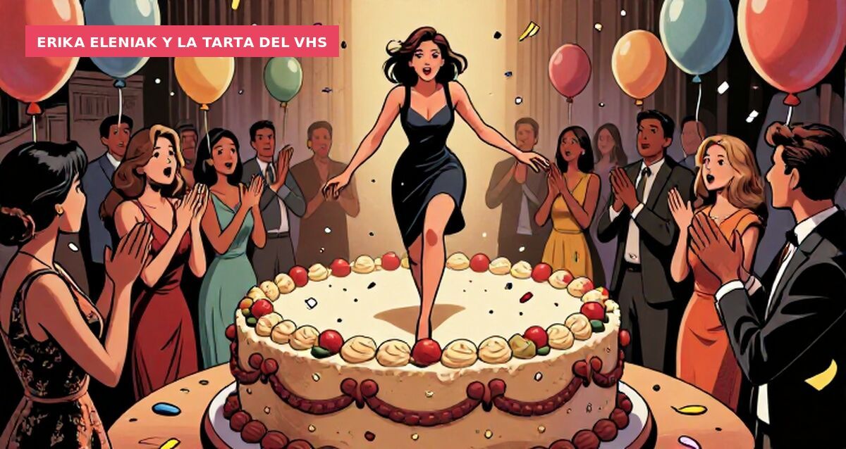 Erika Eleniak y la tarta del VHS