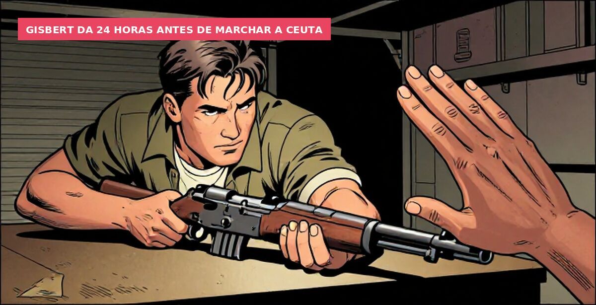 Gisbert da 24 horas antes de marchar a Ceuta