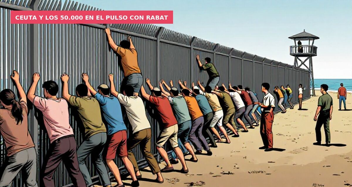 Ceuta y los 50.000 en el pulso con Rabat
