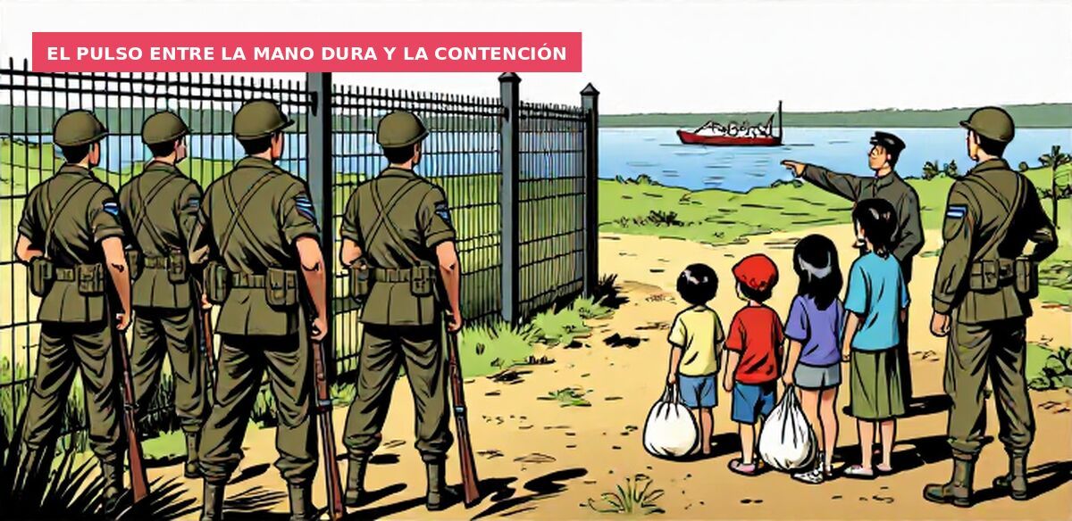 El pulso entre la mano dura y la contención