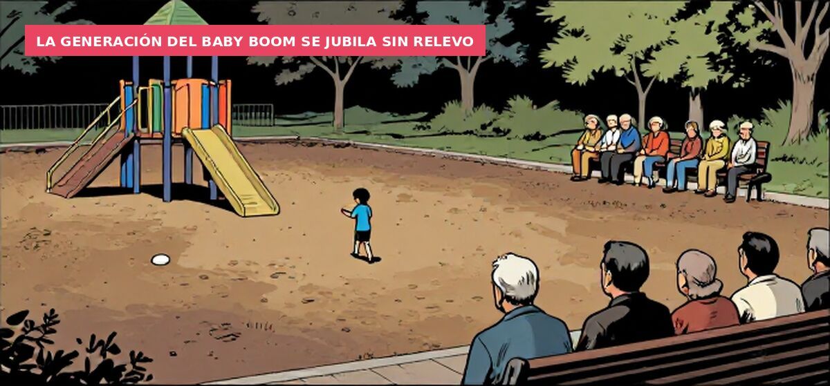 La generación del baby boom se jubila sin relevo