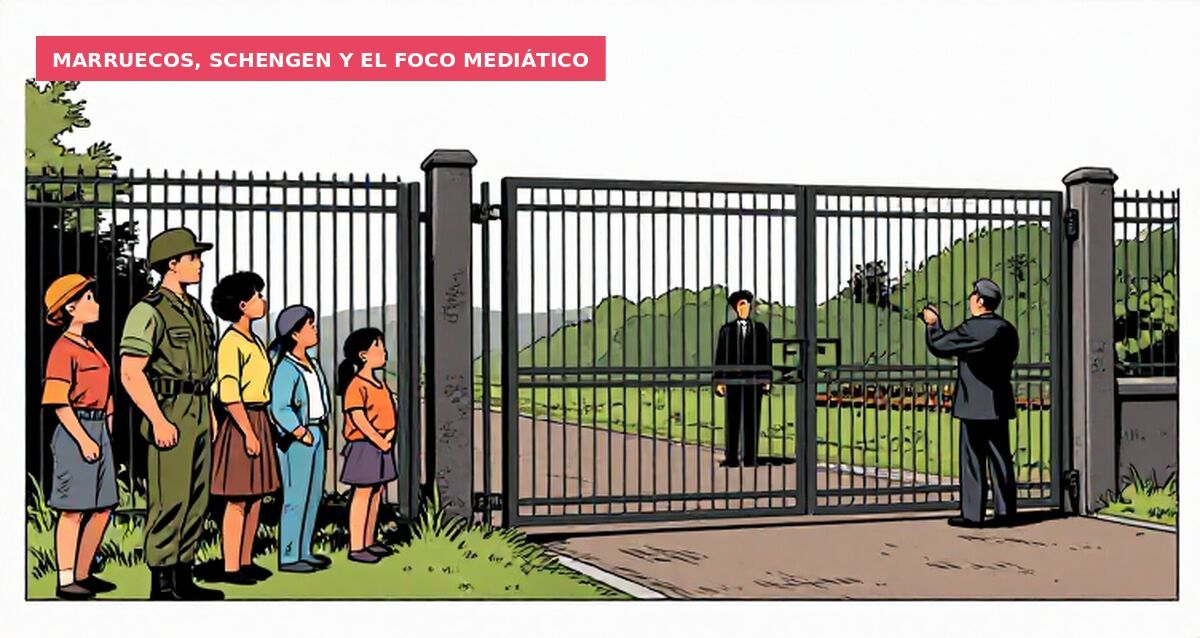 Marruecos, Schengen y el foco mediático