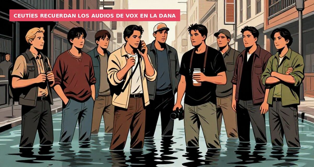 Ceutíes recuerdan los audios de Vox en la DANA