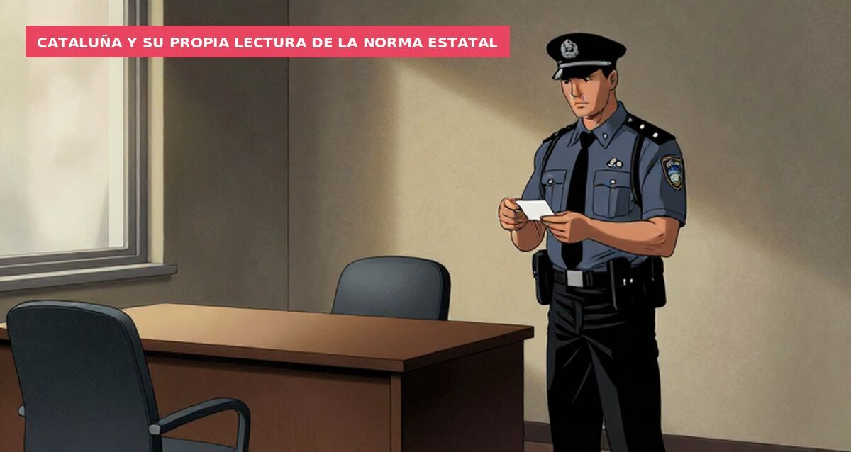 Cataluña y su propia lectura de la norma estatal