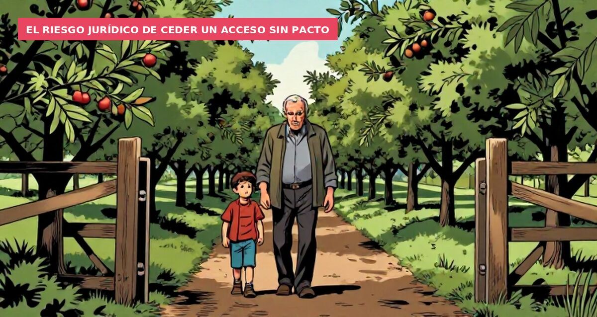 El riesgo jurídico de ceder un acceso sin pacto