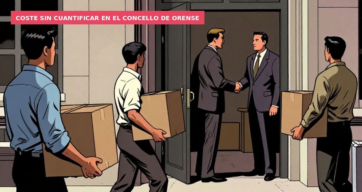 Coste sin cuantificar en el concello de Orense
