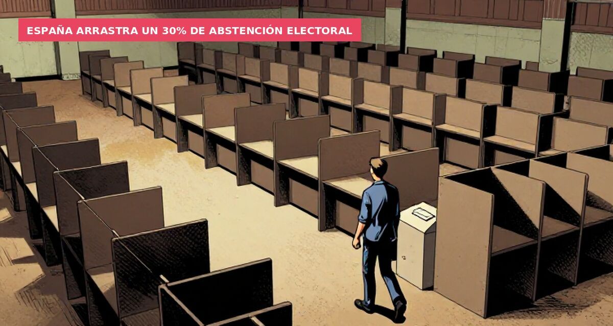 España arrastra un 30% de abstención electoral