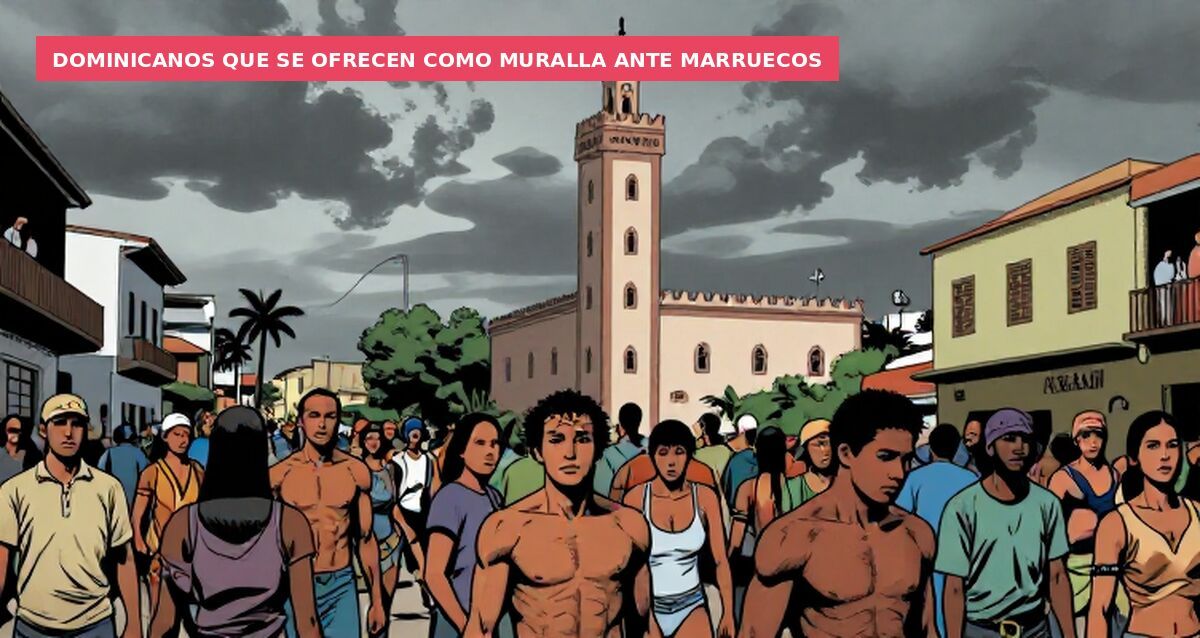 Dominicanos que se ofrecen como muralla ante Marruecos