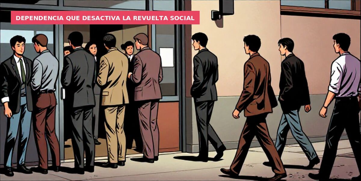 Dependencia que desactiva la revuelta social