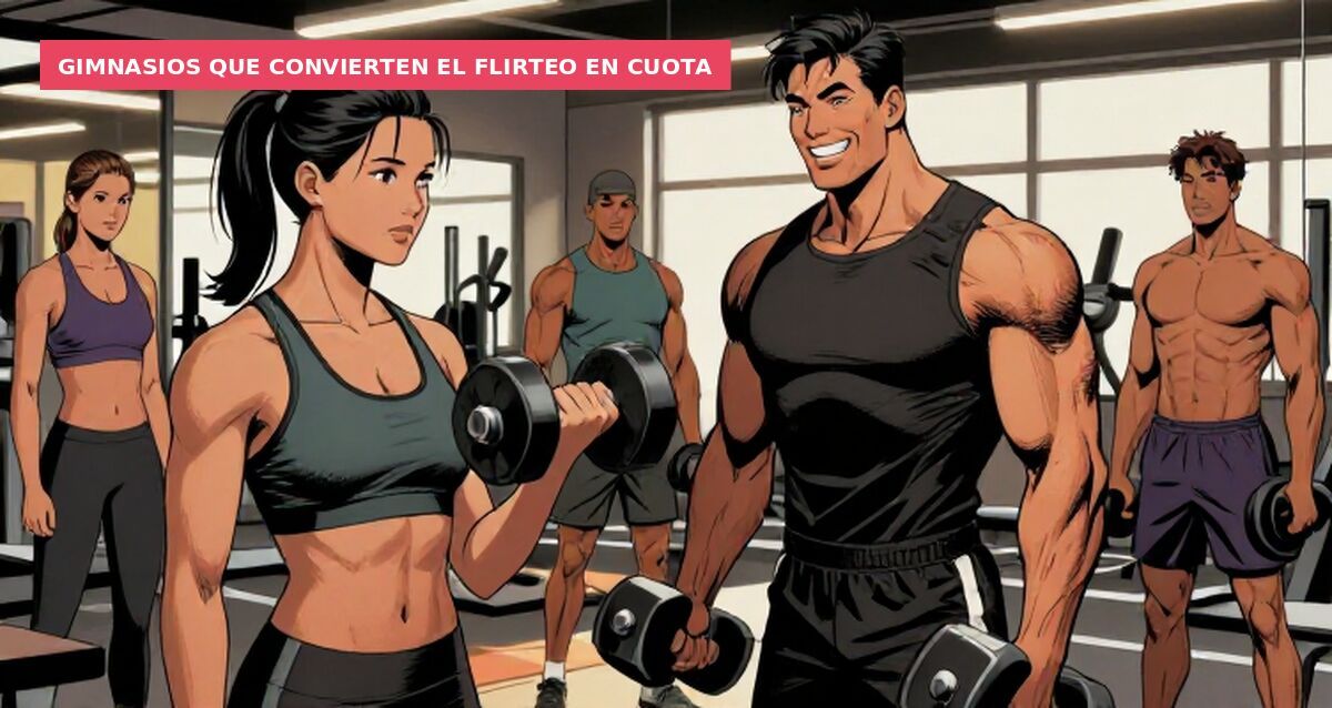 Gimnasios que convierten el flirteo en cuota