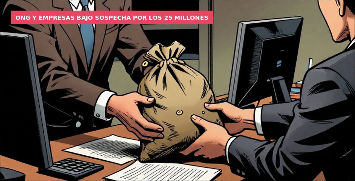 ONG y empresas bajo sospecha por los 25 millones