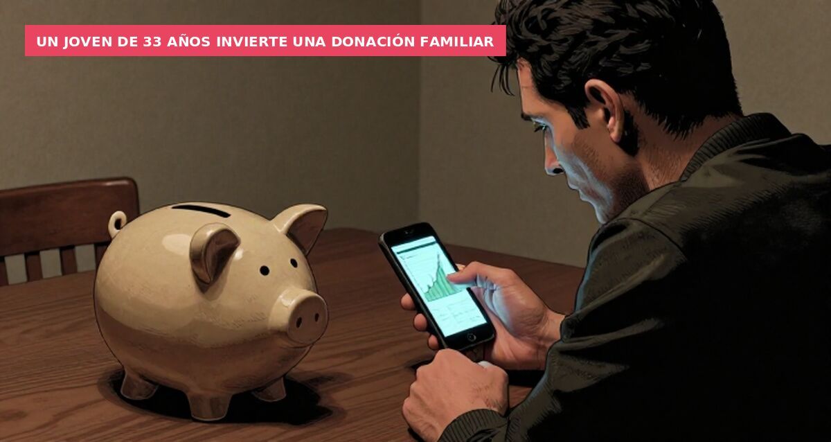 Un joven de 33 años invierte una donación familiar