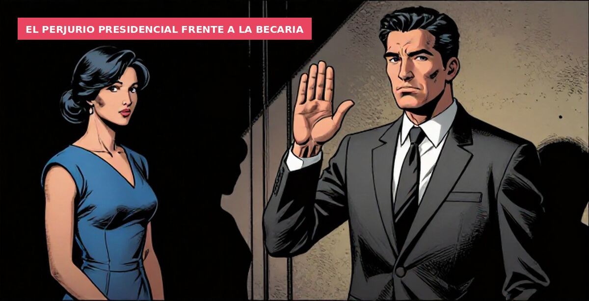 El perjurio presidencial frente a la becaria