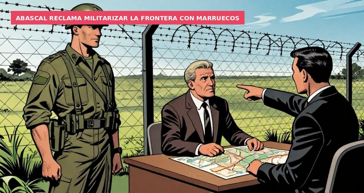 Abascal reclama militarizar la frontera con Marruecos