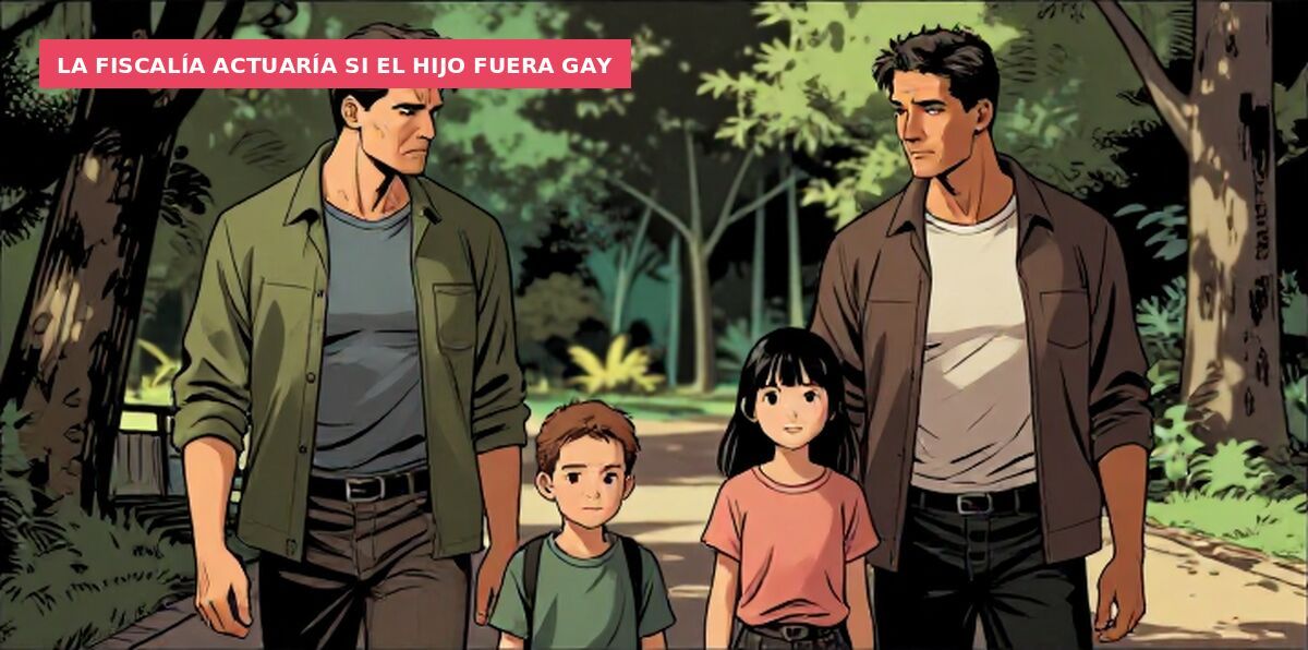 La fiscalía actuaría si el hijo fuera gay