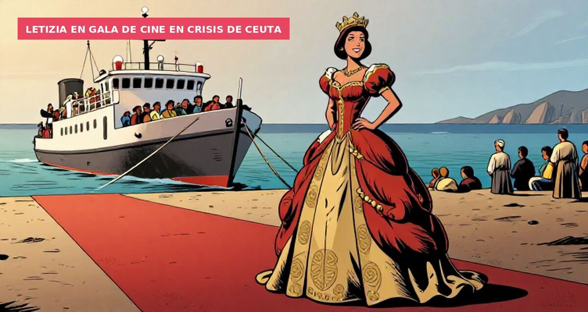 Letizia en gala de cine en crisis de Ceuta