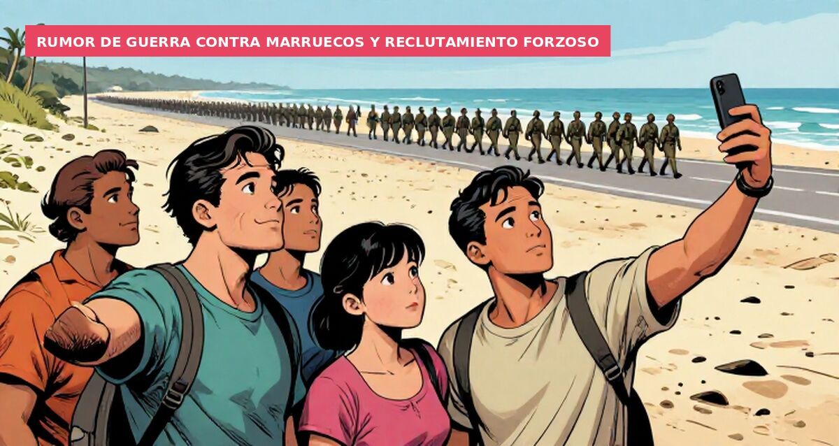 Habrá guerra contra marruecos . La prensa indica que reclutamiento forzoso ok entre 19-25 años. Luego hasta los 53