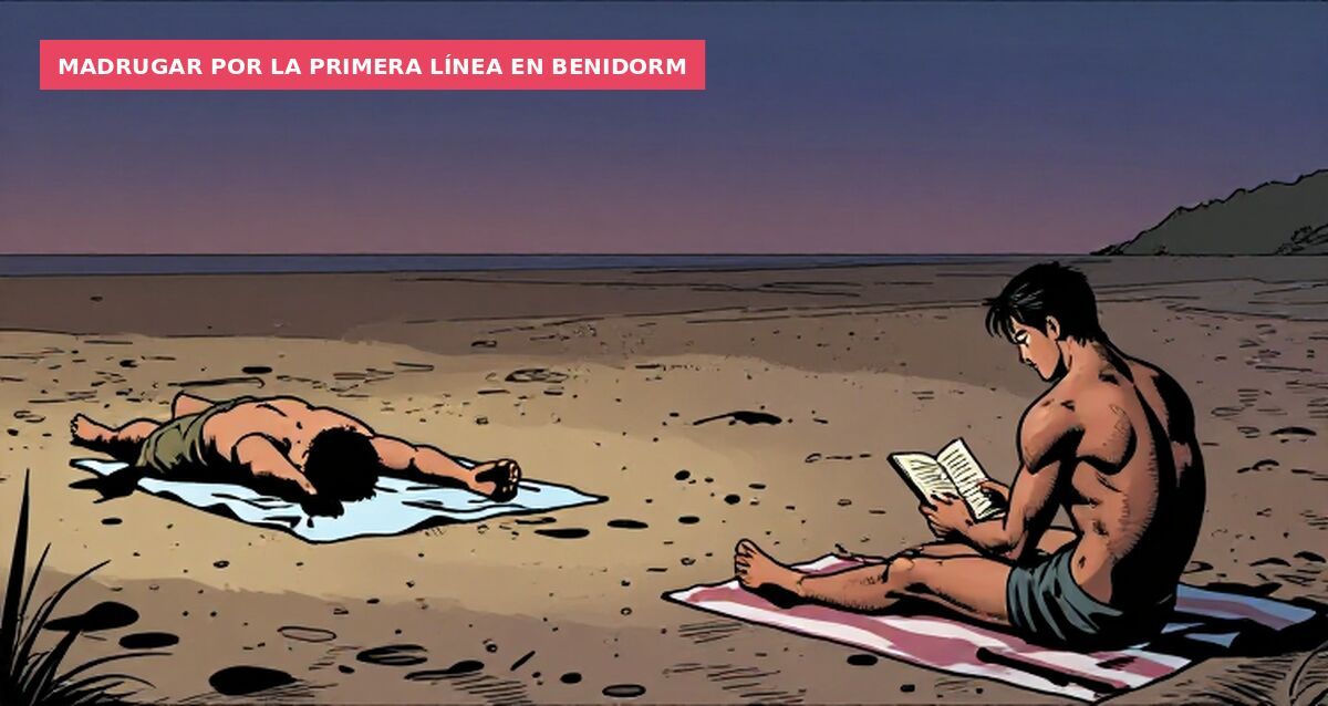 Madrugar por la primera línea en Benidorm