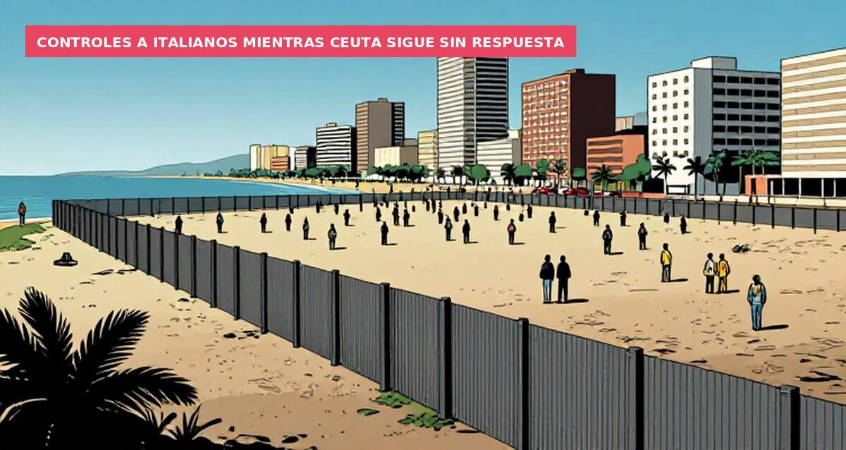 Controles a italianos mientras Ceuta sigue sin respuesta