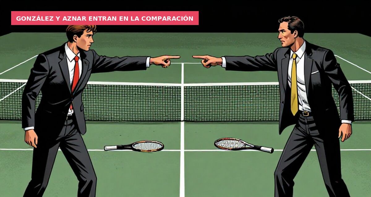 González y Aznar entran en la comparación