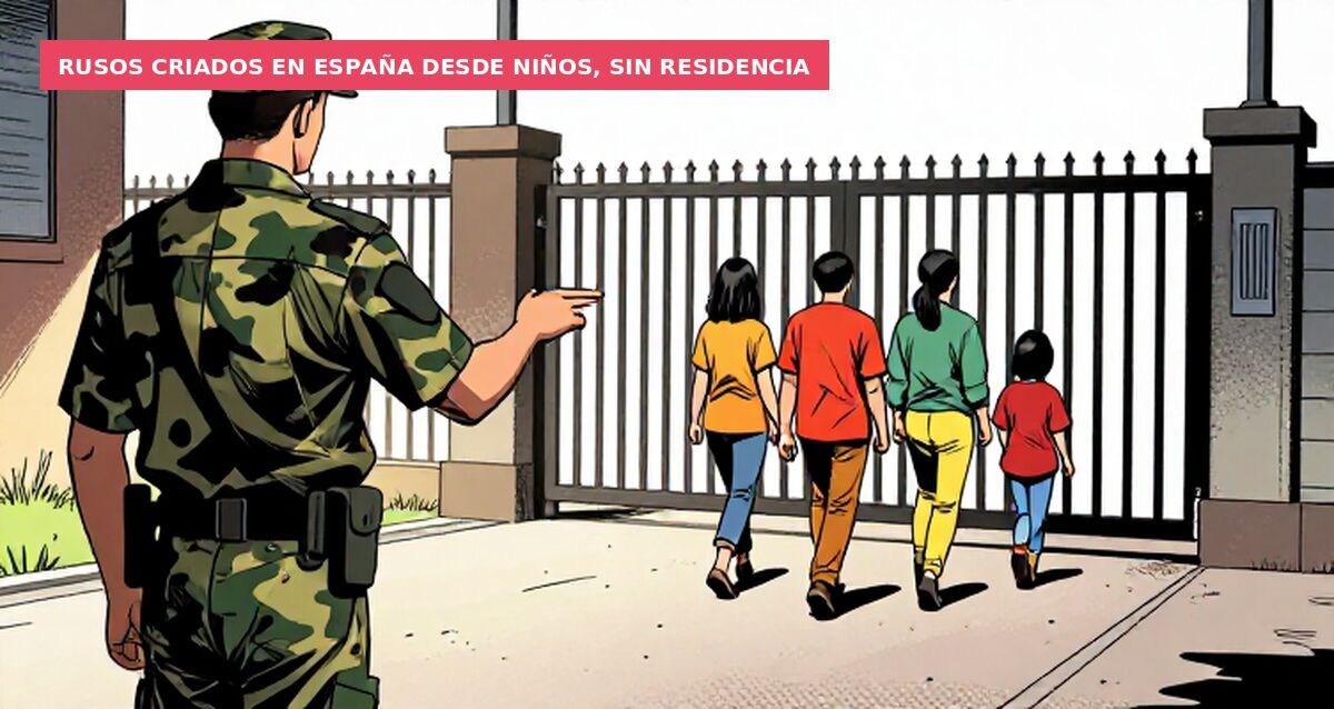 Rusos criados en España desde niños, sin residencia