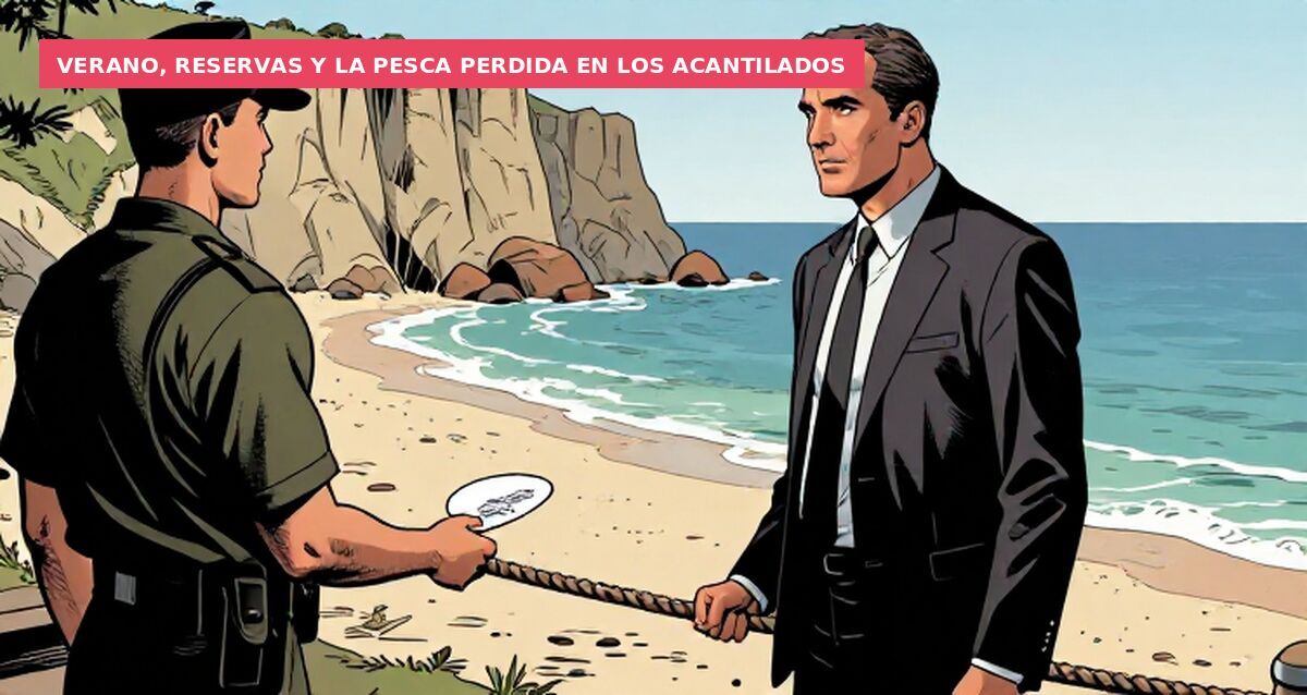 Verano, reservas y la pesca perdida en los acantilados