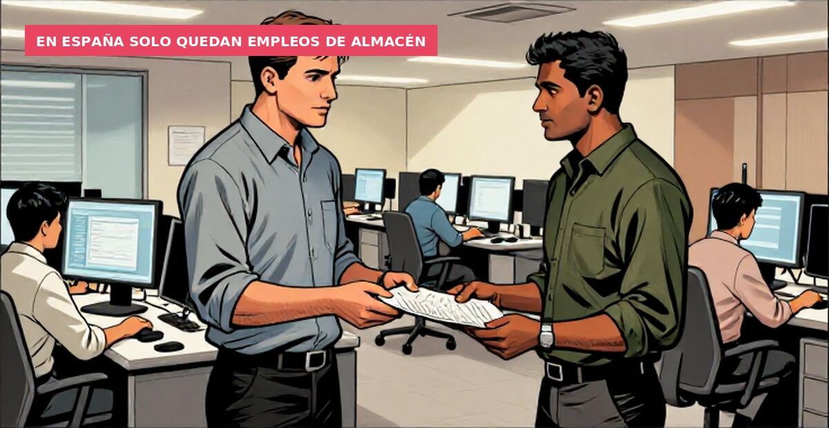 En España solo quedan empleos de almacén