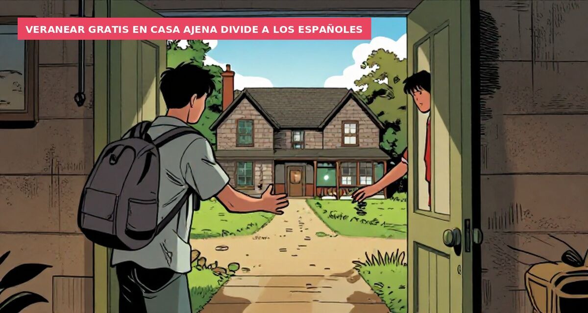 Veranear gratis en casa ajena divide a los españoles
