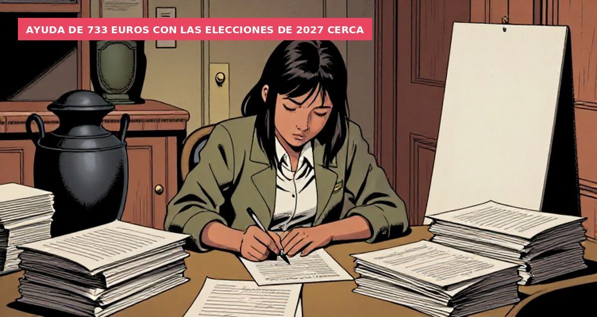 Ayuda de 733 euros con las elecciones de 2027 cerca