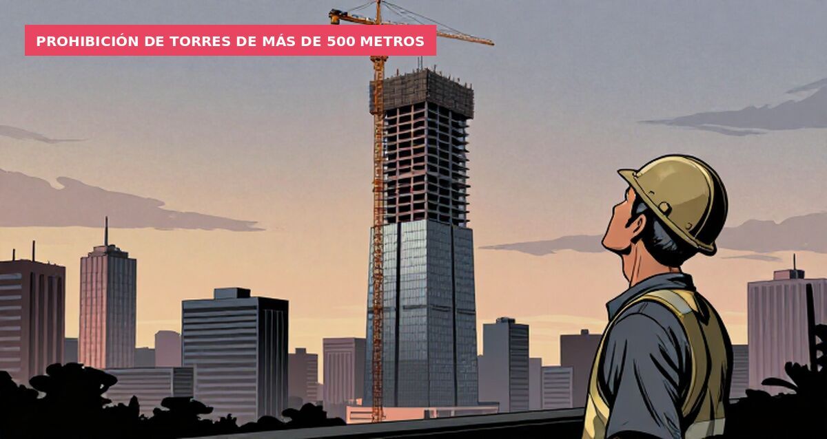 Prohibición de torres de más de 500 metros