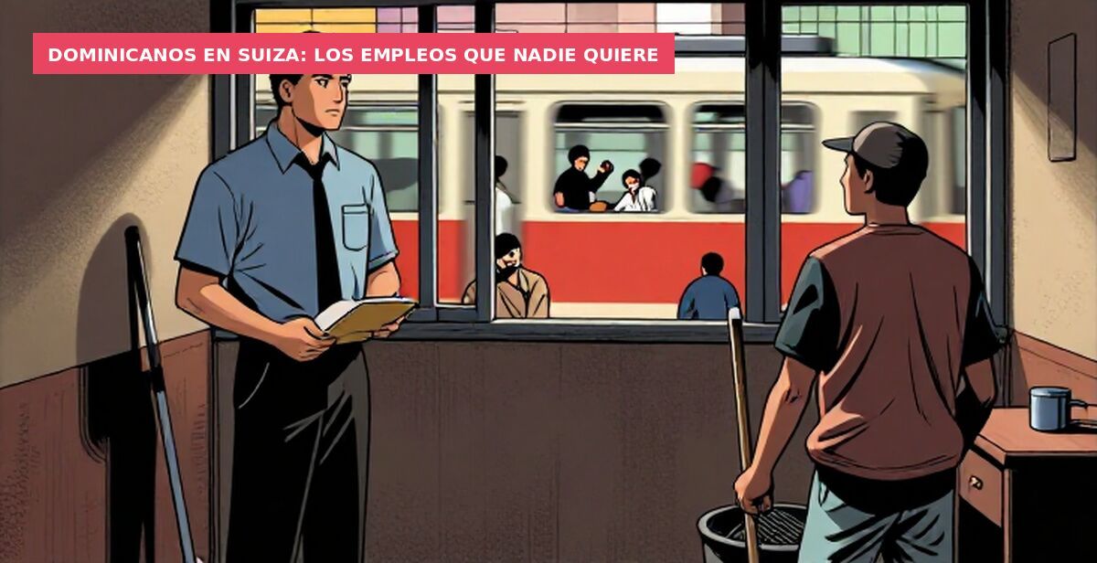 Dominicanos en Suiza: los empleos que nadie quiere
