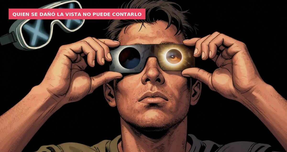 Quien se dañó la vista no puede contarlo